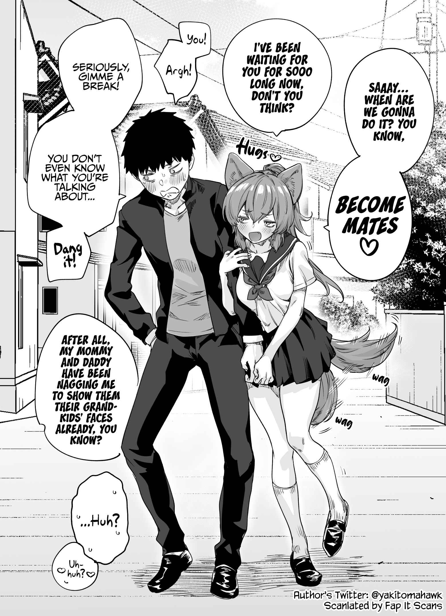 Page 2 Chapter 1 The Doggy Childhood Friend Constantly Trying to Make Me Her Mate
