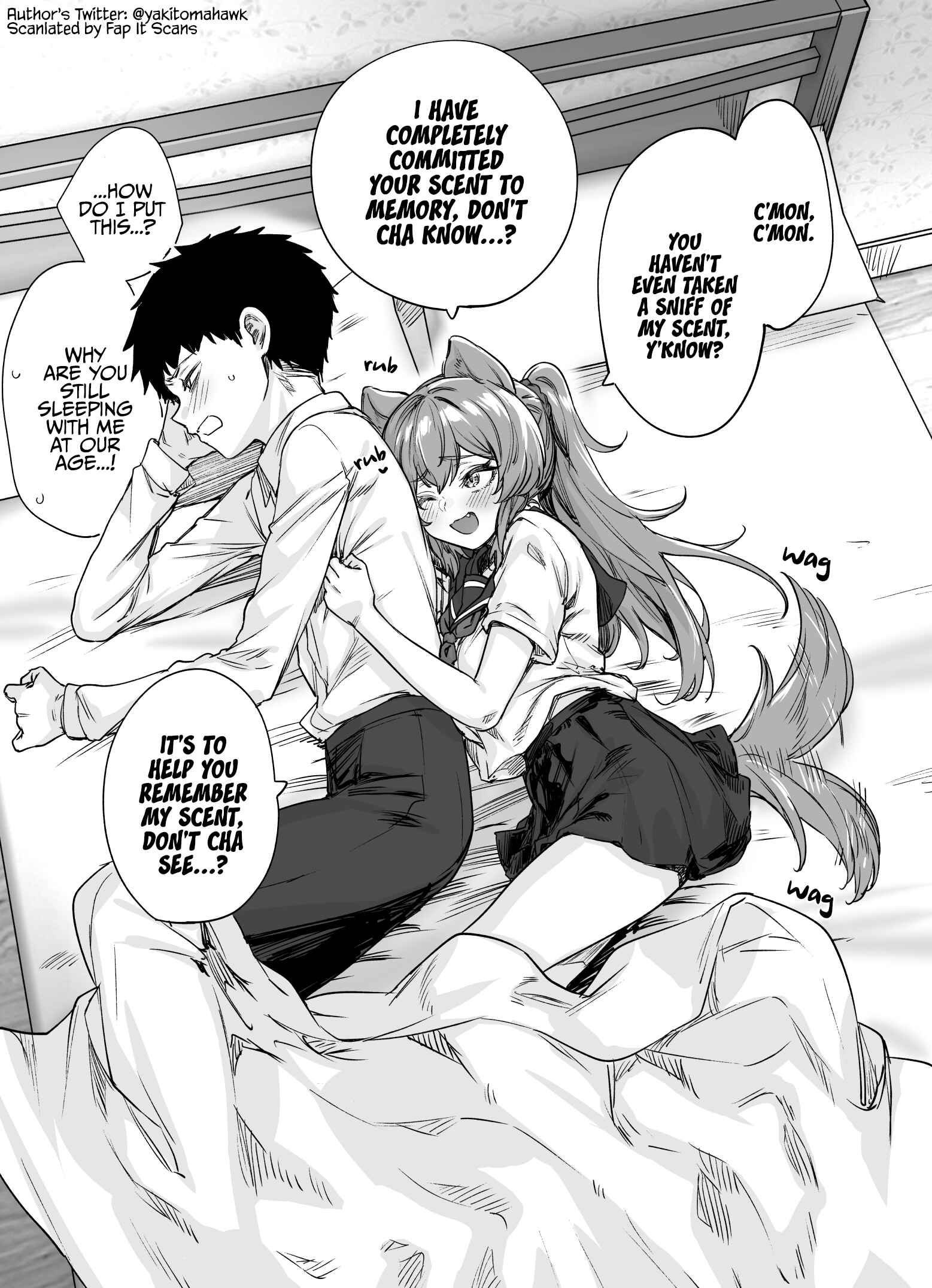 Page 2 Chapter 2 The Doggy Childhood Friend Constantly Trying to Make Me Her Mate