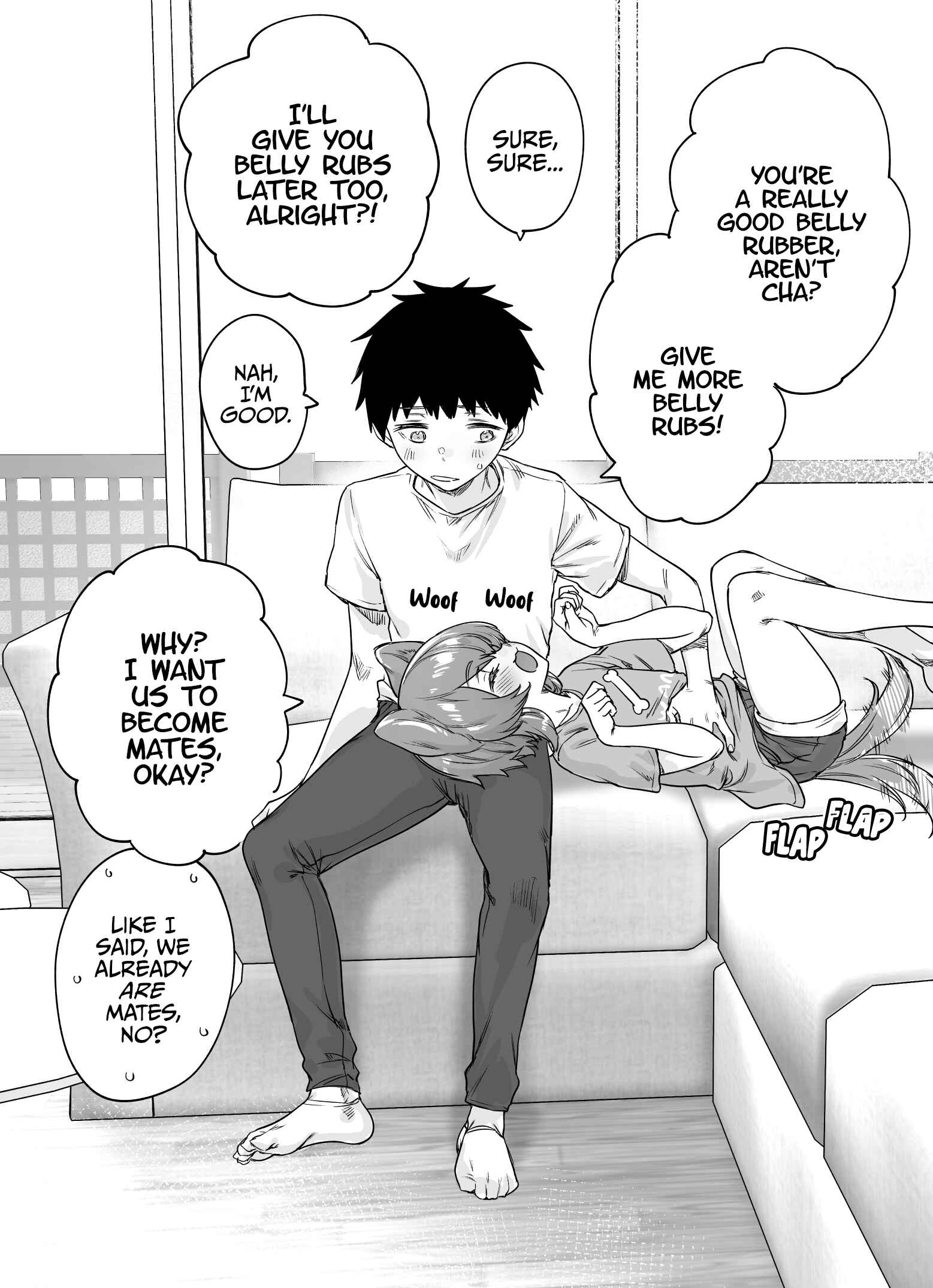 Page 1 Chapter 3 The Doggy Childhood Friend Constantly Trying to Make Me Her Mate