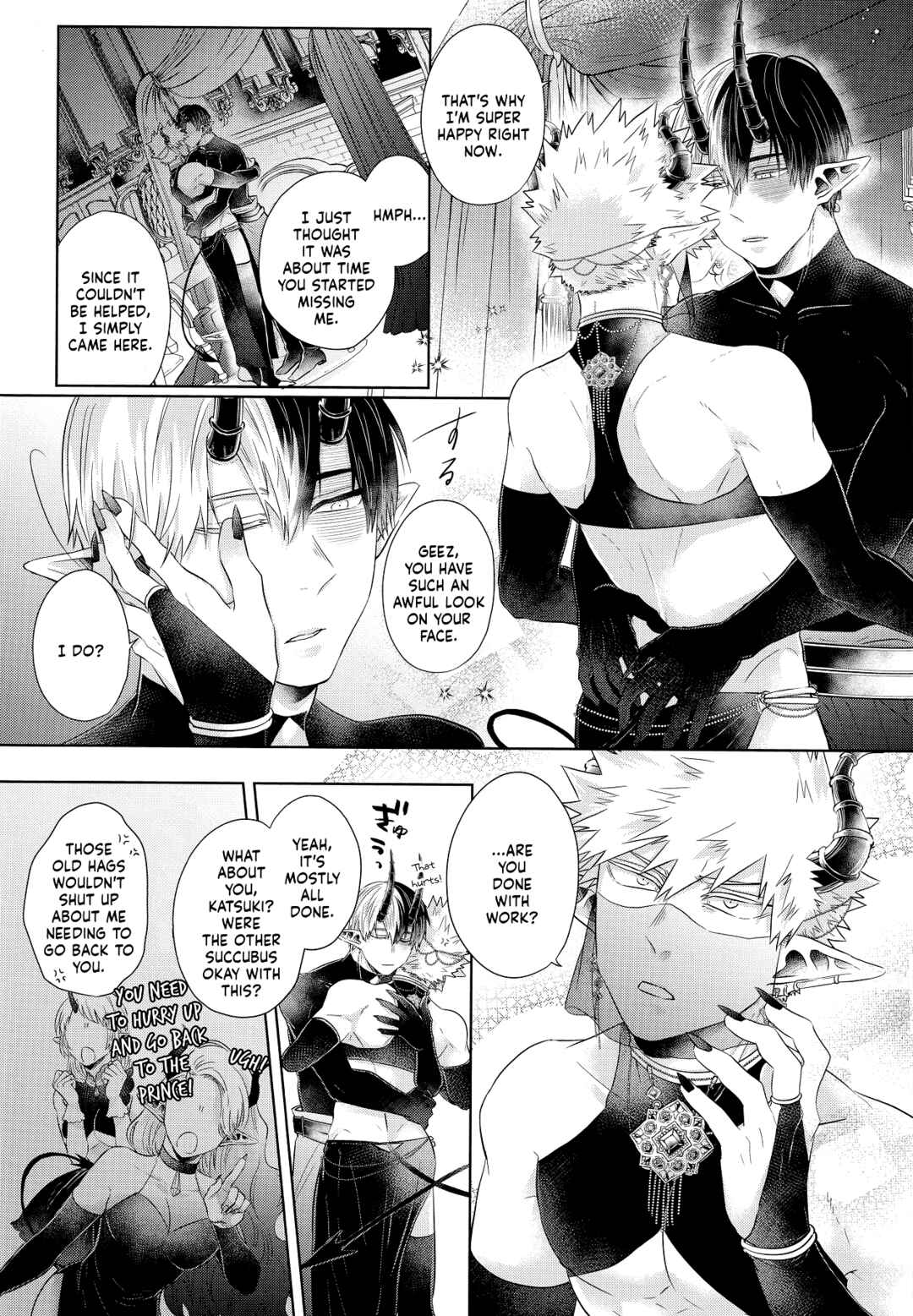 Page 12 Chapter Unknown_0ab3 My Hero Academia - mitsugetsu (Doujinshi)