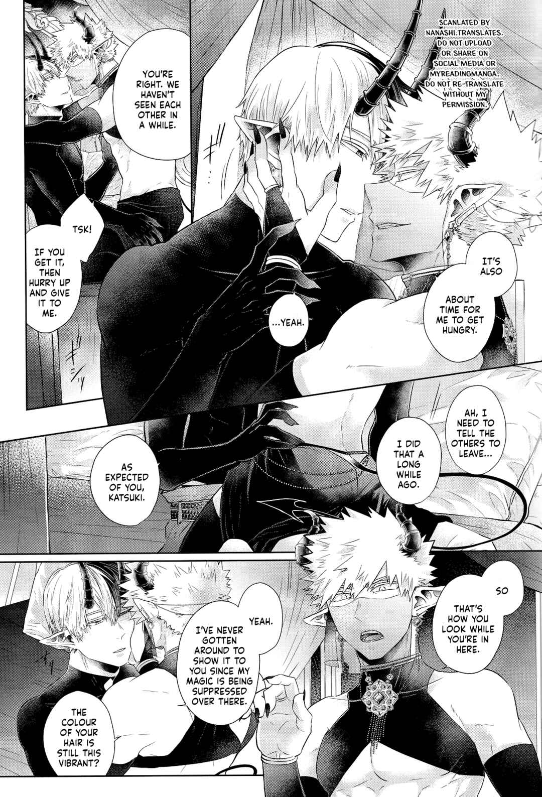 Page 13 Chapter Unknown_0ab3 My Hero Academia - mitsugetsu (Doujinshi)