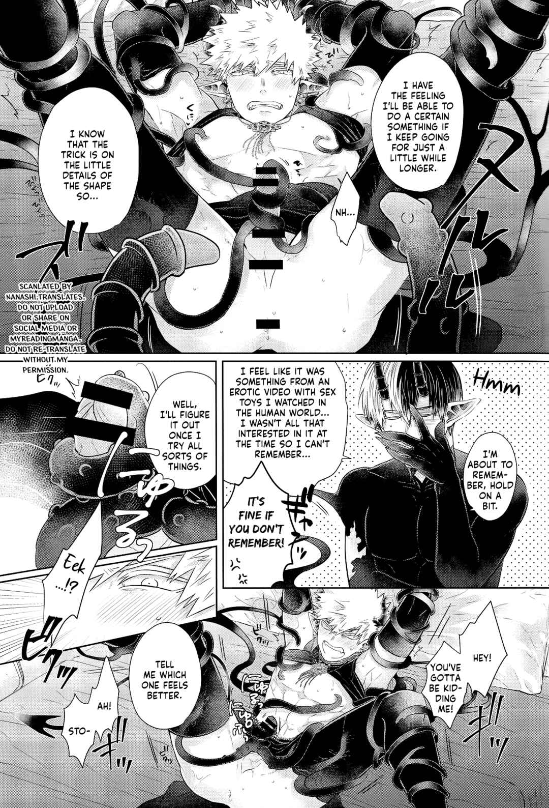 Page 25 Chapter Unknown_0ab3 My Hero Academia - mitsugetsu (Doujinshi)