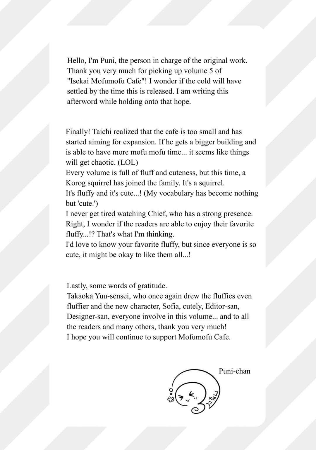 Page 20 Chapter 27.5 Isekai Mofumofu Café