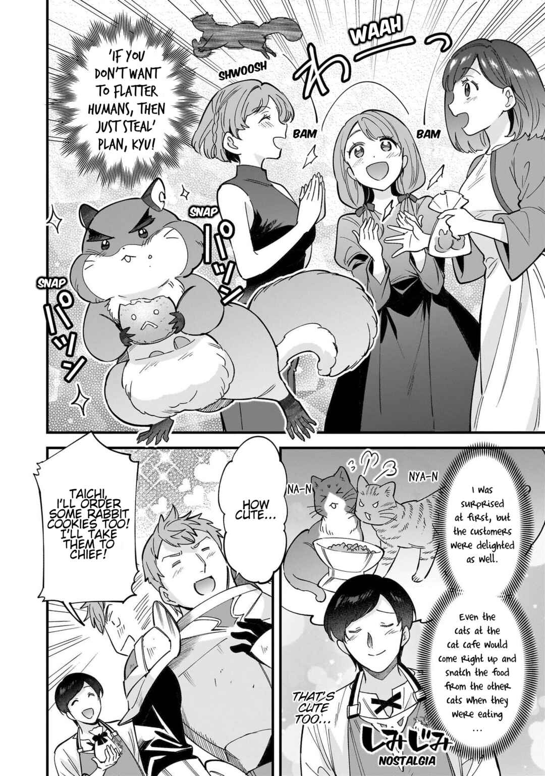 Page 9 Chapter 27.5 Isekai Mofumofu Café
