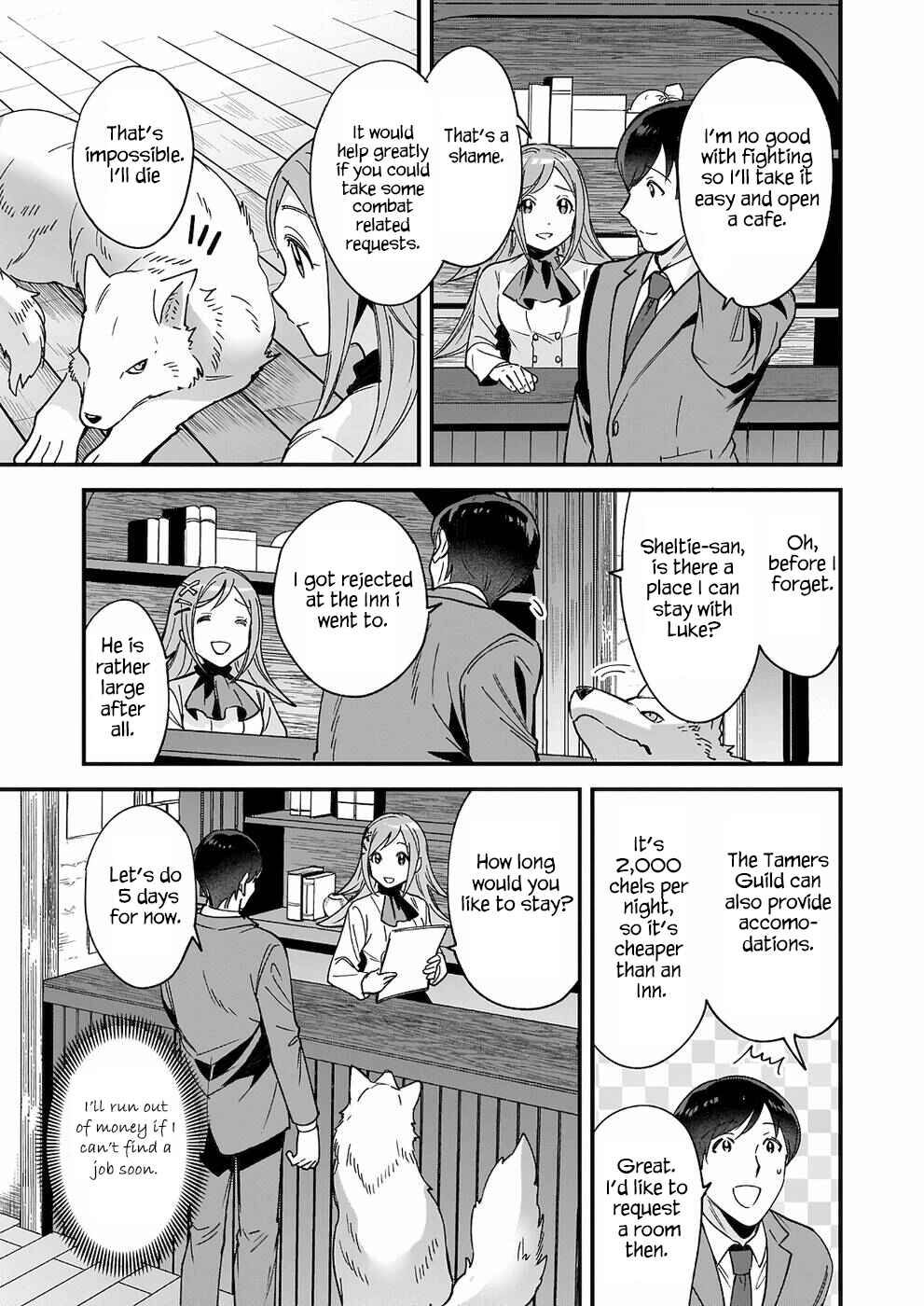 Page 12 Chapter 3 Isekai Mofumofu Café