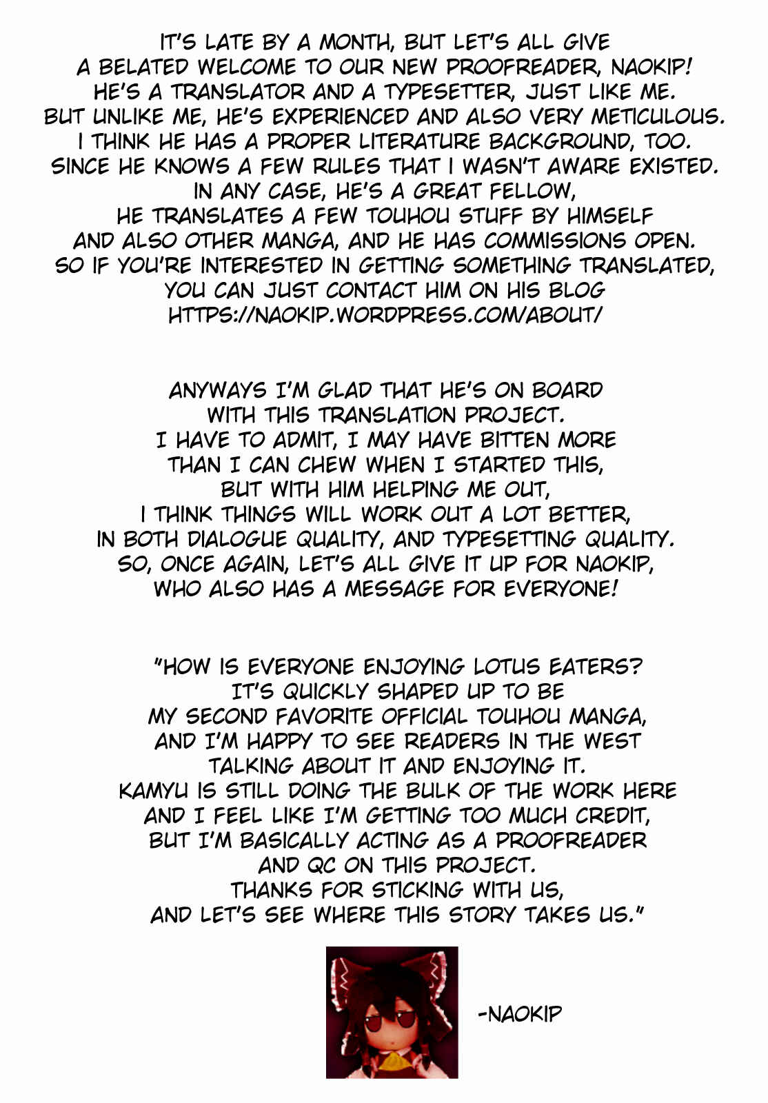 Page 23 Chapter 27 Touhou Suichouka ~ Lotus Eater-tachi no Suisei