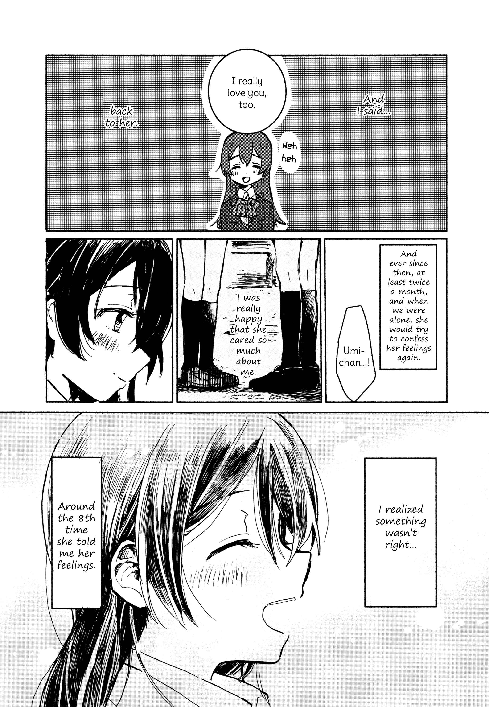 Page 11 Chapter Unknown_4c7b Love Live! - Kinou no Boku to Ashita no Kimi (Doujinshi)