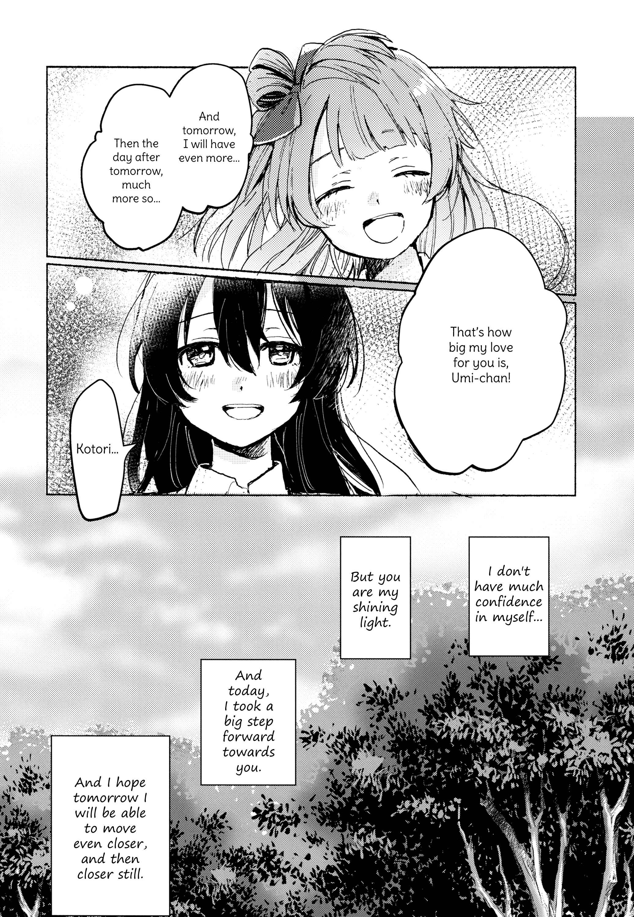 Page 38 Chapter Unknown_4c7b Love Live! - Kinou no Boku to Ashita no Kimi (Doujinshi)