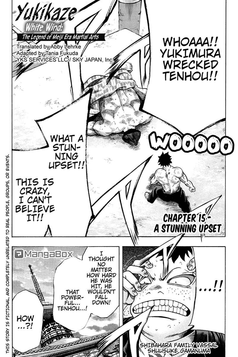 Page 1 Chapter 15 Yukikaze White Wind: The Legend of Meiji Era Martial Arts