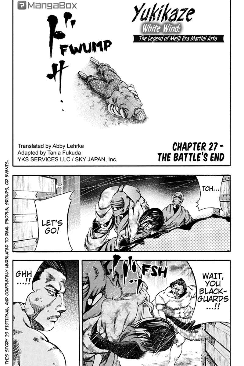 Page 1 Chapter 27 Yukikaze White Wind: The Legend of Meiji Era Martial Arts