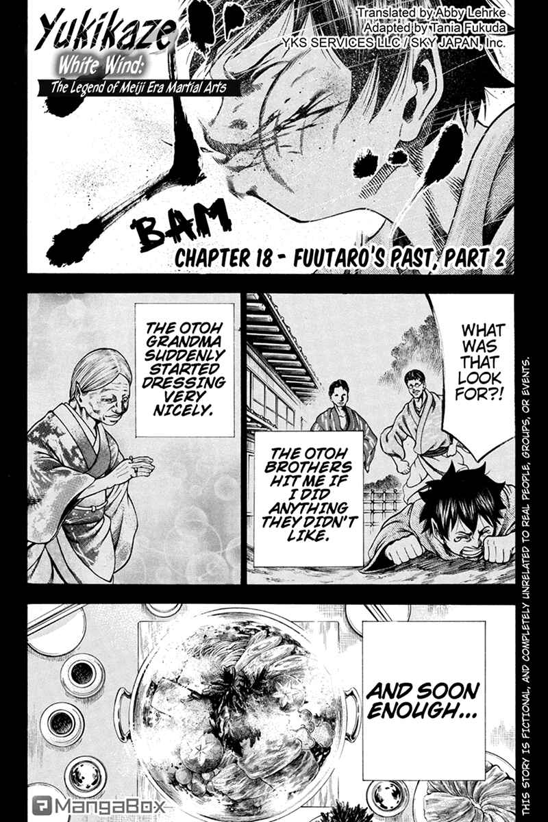 Page 1 Chapter 18 Yukikaze White Wind: The Legend of Meiji Era Martial Arts