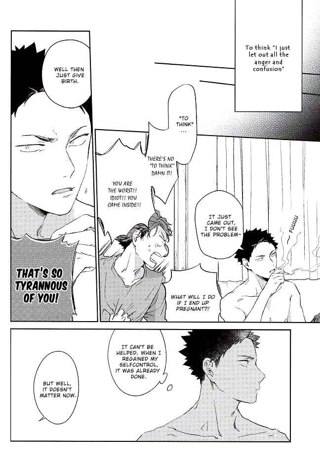 Page 26 Chapter 1 Haikyu!! - Tanoshii Jigoku wo Irodoru Nara (Doujinshi)