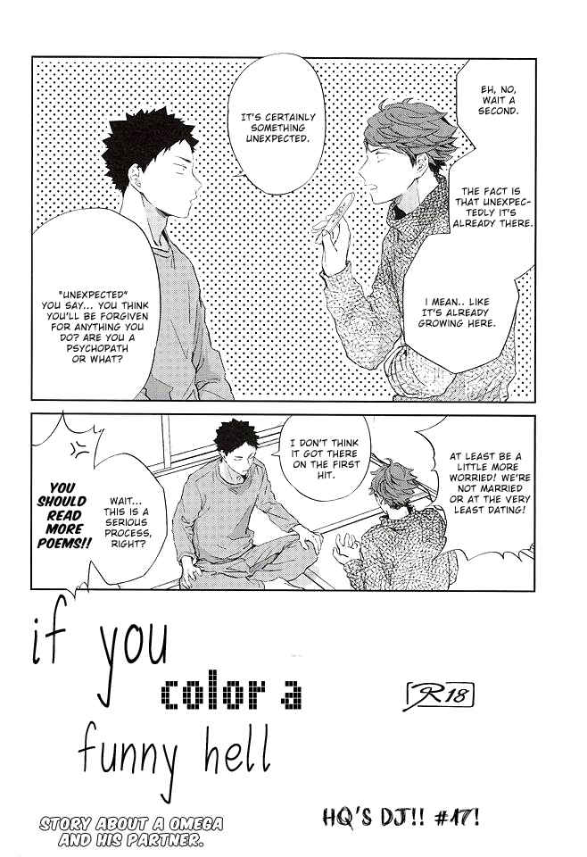 Page 6 Chapter 1 Haikyu!! - Tanoshii Jigoku wo Irodoru Nara (Doujinshi)