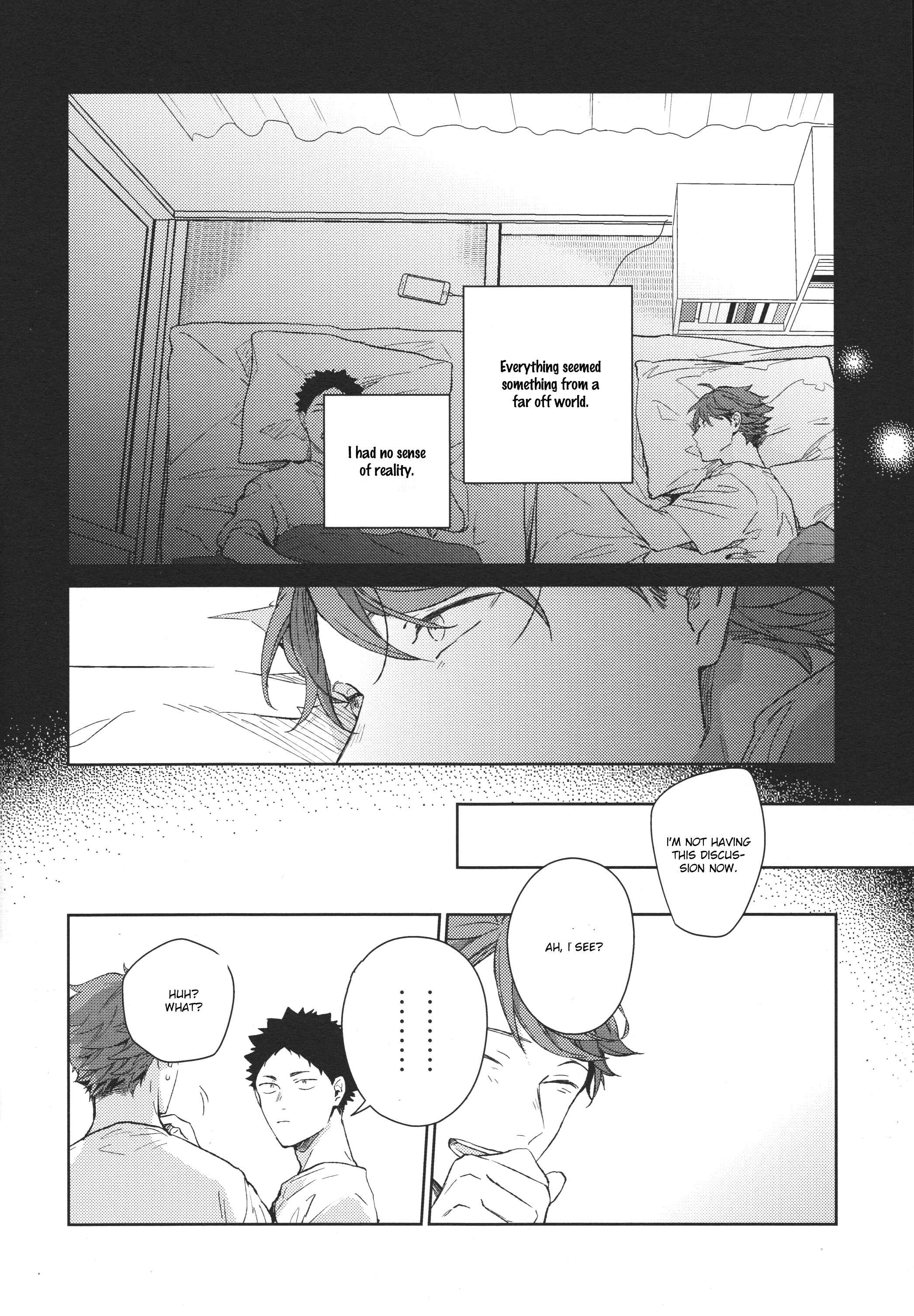Page 14 Chapter 1.5 Haikyu!! - Tanoshii Jigoku wo Irodoru Nara (Doujinshi)