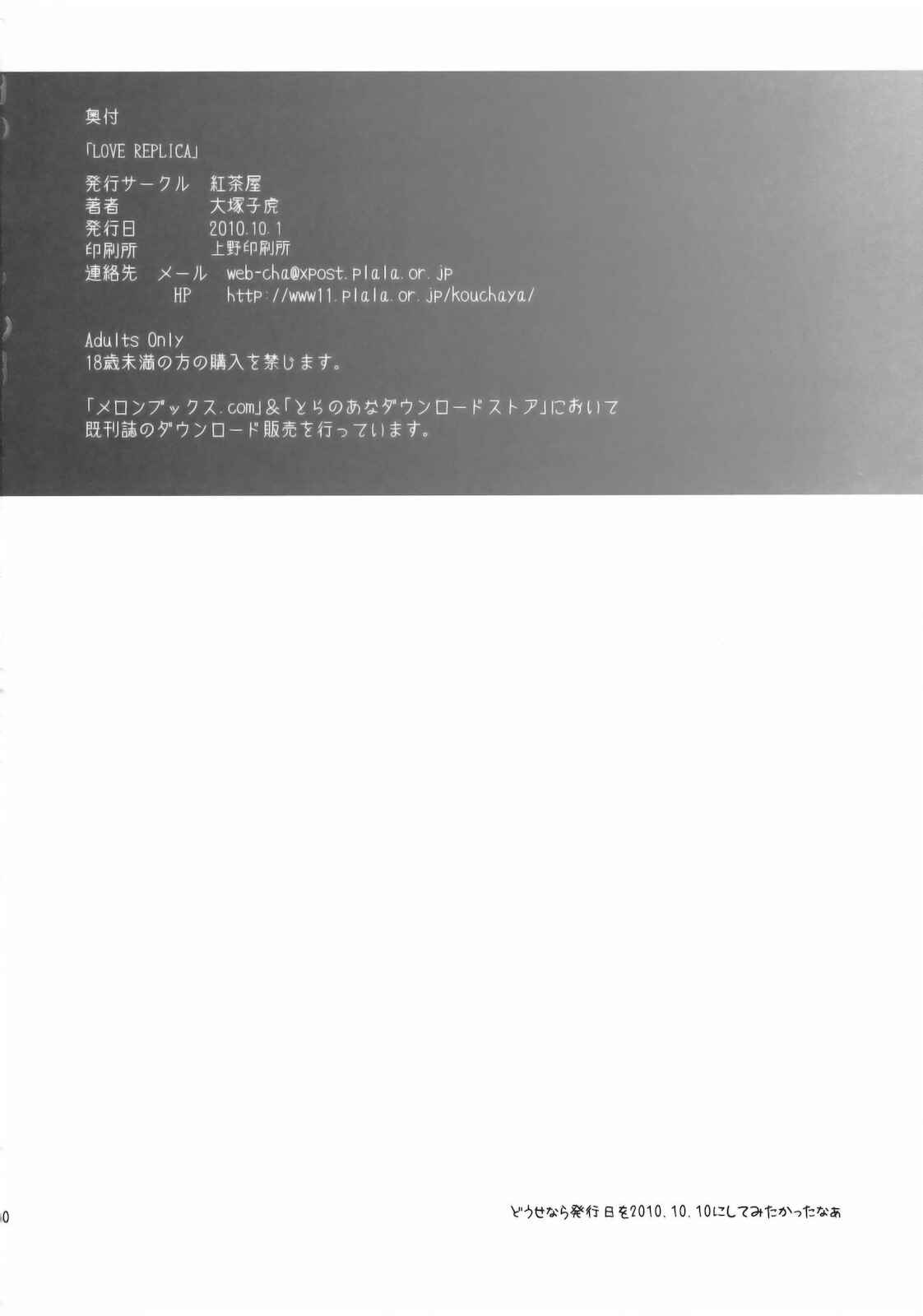 Page 29 Chapter 1 Ore no Imouto ga Konna ni Kawaii Wake ga Nai - LOVE REPLICA (Doujinshi)