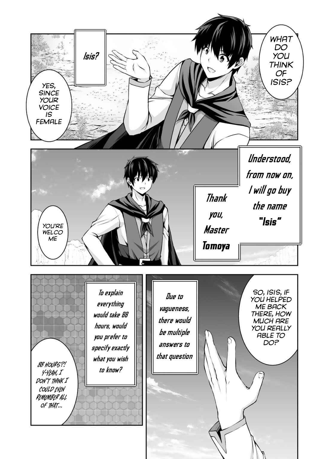 Page 14 Chapter 3 Kami no Techigai de Shindara Zumi de Isekai ni Hourikomare Mashita