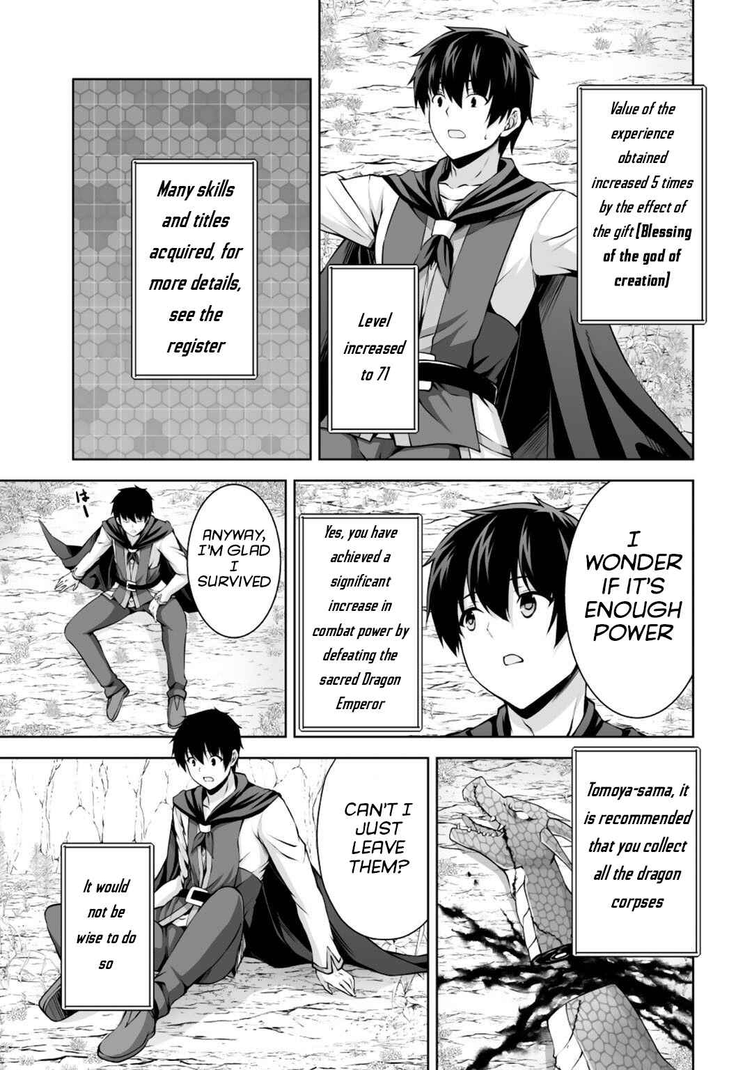 Page 22 Chapter 3 Kami no Techigai de Shindara Zumi de Isekai ni Hourikomare Mashita