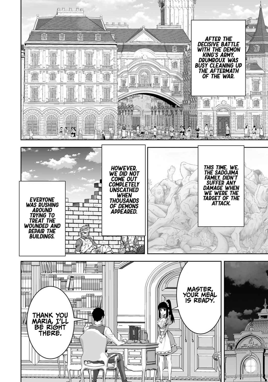Page 4 Chapter 30 Kami no Techigai de Shindara Zumi de Isekai ni Hourikomare Mashita