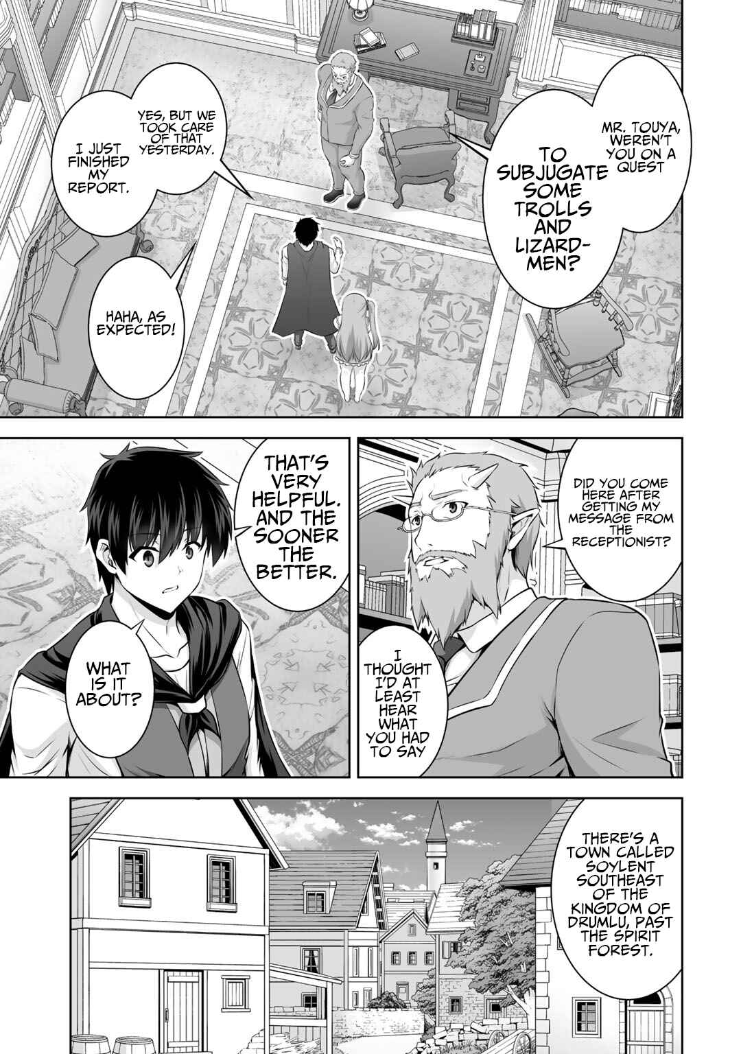 Page 13 Chapter 12 Kami no Techigai de Shindara Zumi de Isekai ni Hourikomare Mashita