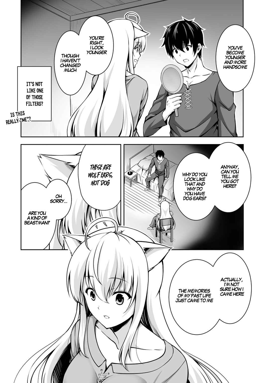 Page 18 Chapter 2 Kami no Techigai de Shindara Zumi de Isekai ni Hourikomare Mashita