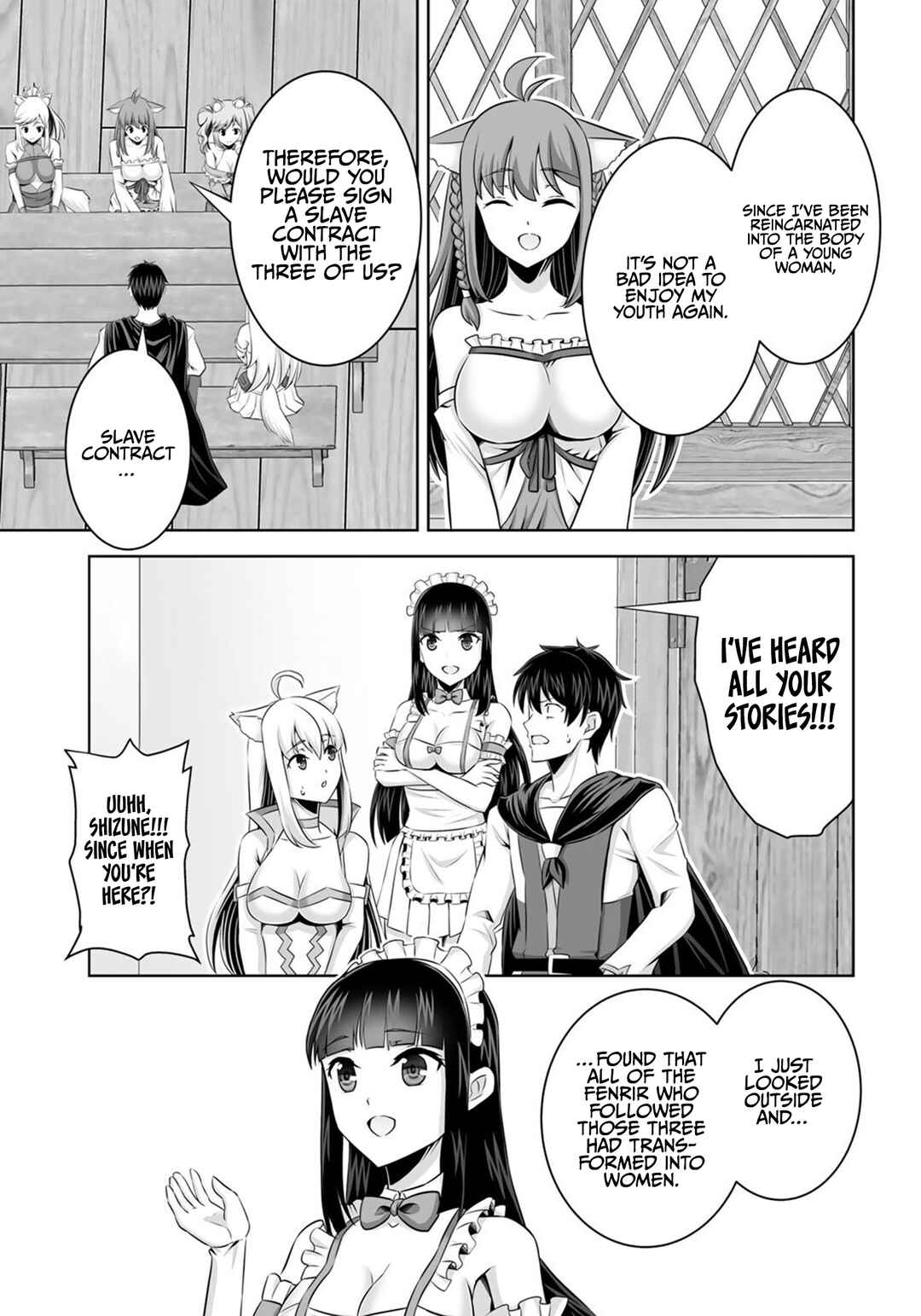 Page 28 Chapter 35 Kami no Techigai de Shindara Zumi de Isekai ni Hourikomare Mashita