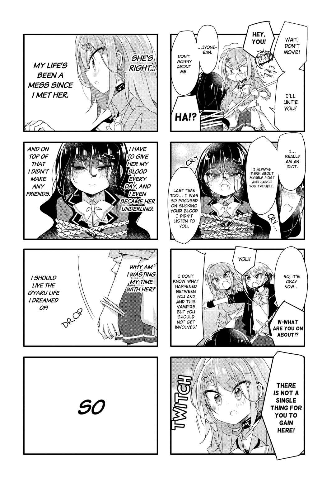Page 8 Chapter 10 Gyaru to Nekura no Kyuuketsu Kankei