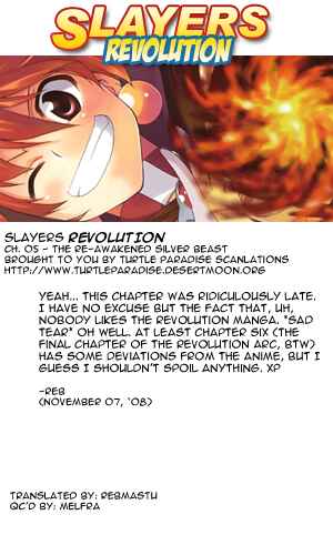 Page 32 Chapter 5 Slayers REVOLUTION