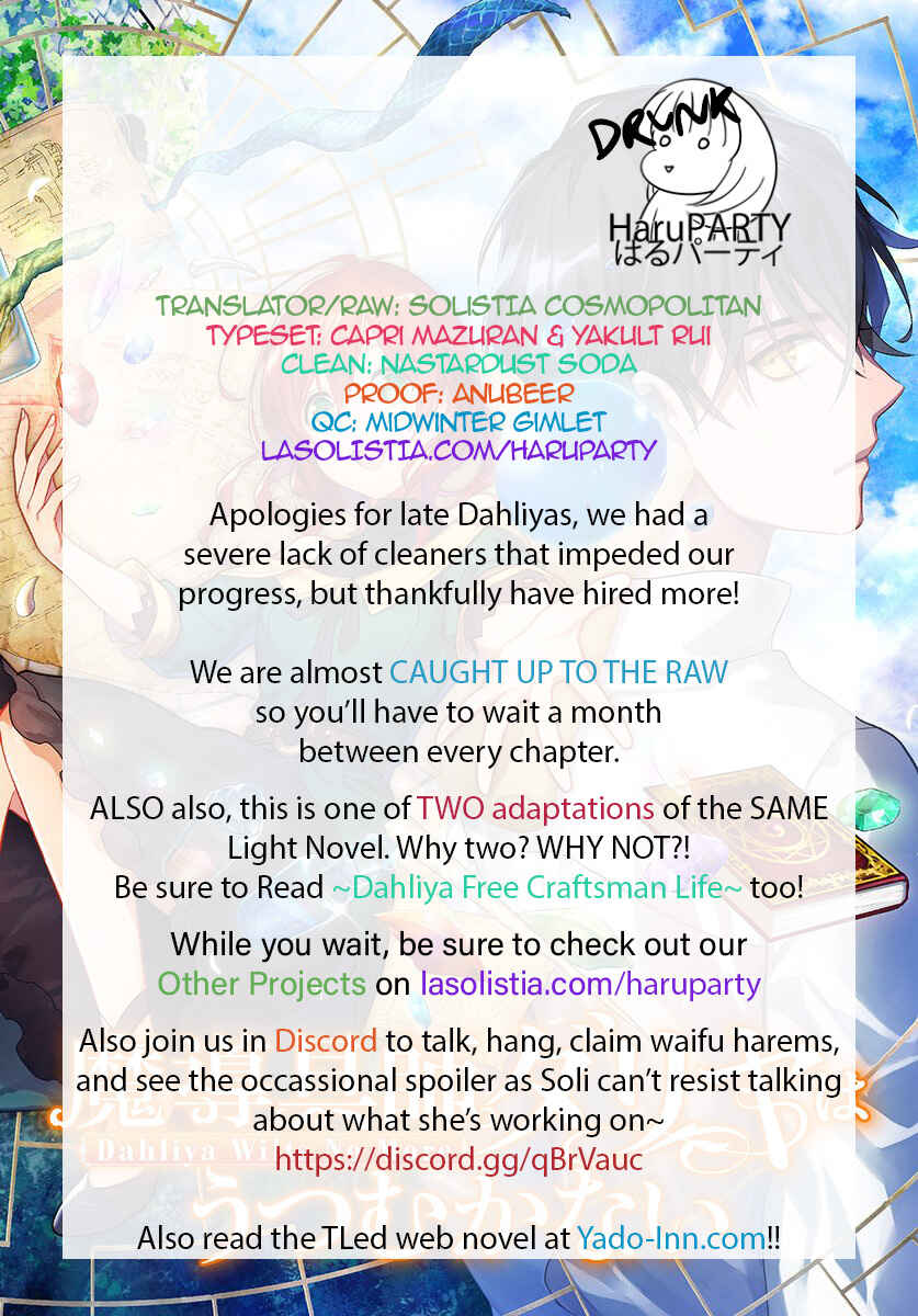Page 1 Chapter 1.2 Magic Artisan Dahlia Wilts No More