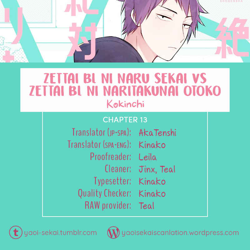 Page 1 Chapter 7 Zettai BL ni Naru Sekai vs. Zettai BL ni Naritakunai Otoko
