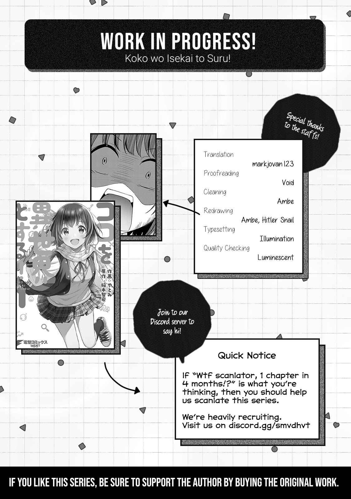 Page 18 Chapter 3.5 Koko wo Isekai to Suru!