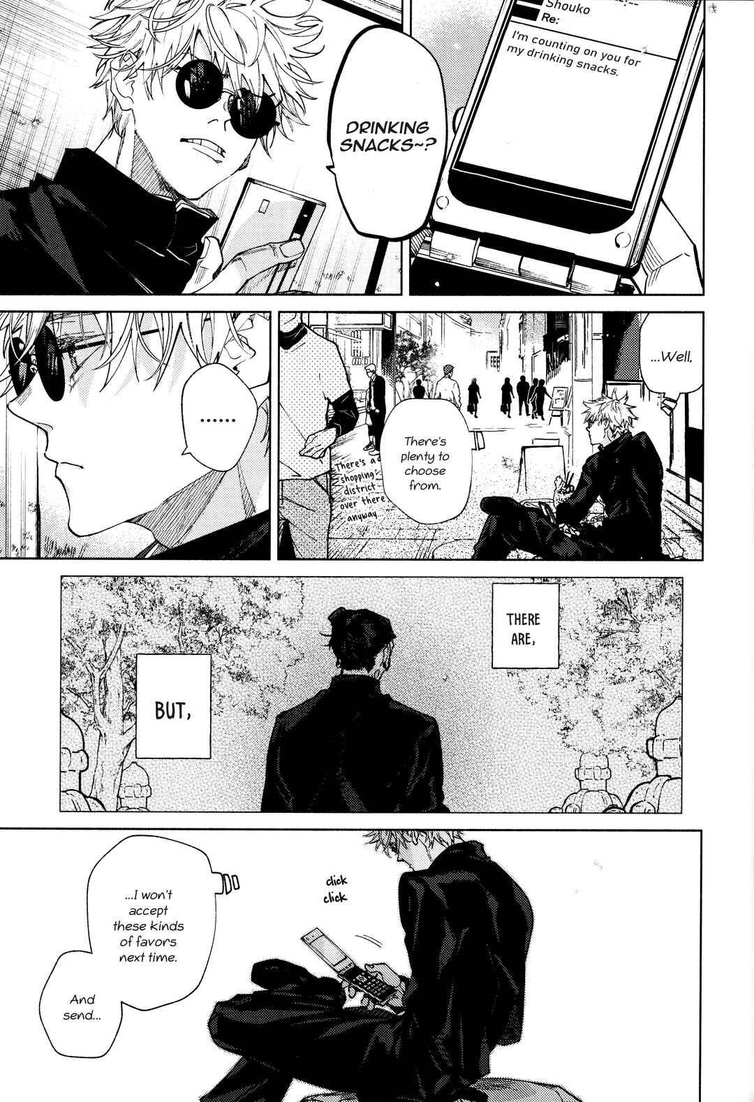 Page 4 Chapter Unknown_cca7 Jujutsu Kaisen - LINKS JINX (Doujinshi)