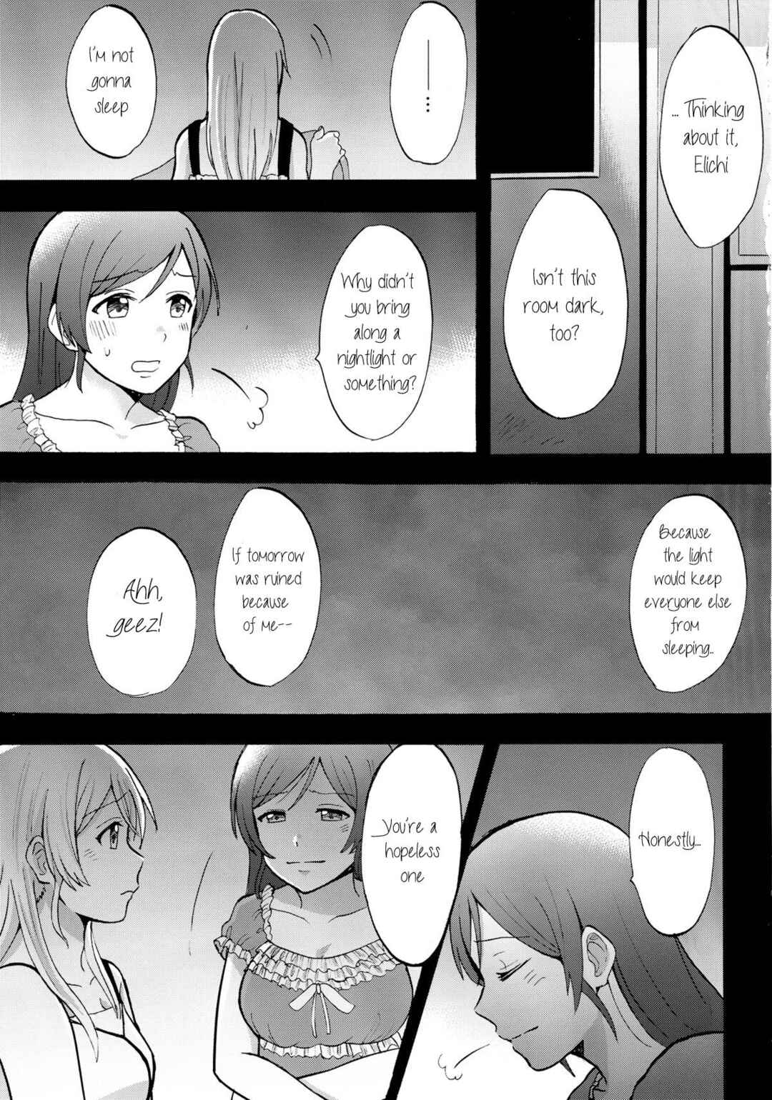 Page 11 Chapter Unknown_cad2 Love Live! - Kuragari no Shita de Dakishimete (Doujinshi)