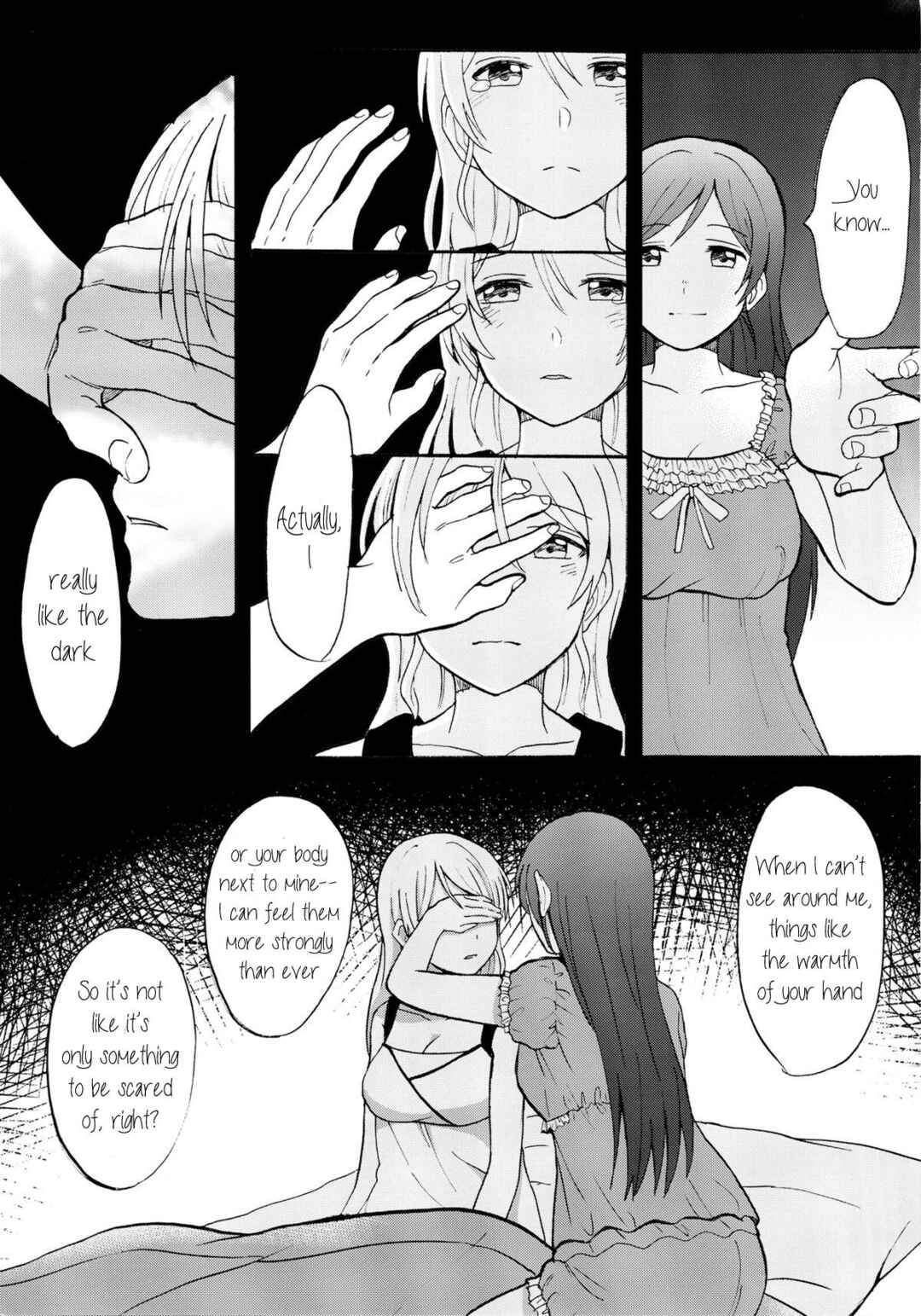 Page 15 Chapter Unknown_cad2 Love Live! - Kuragari no Shita de Dakishimete (Doujinshi)