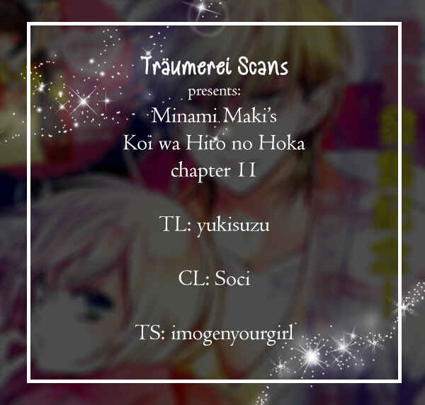 Page 1 Chapter 11 Koi wa Hito no Hoka