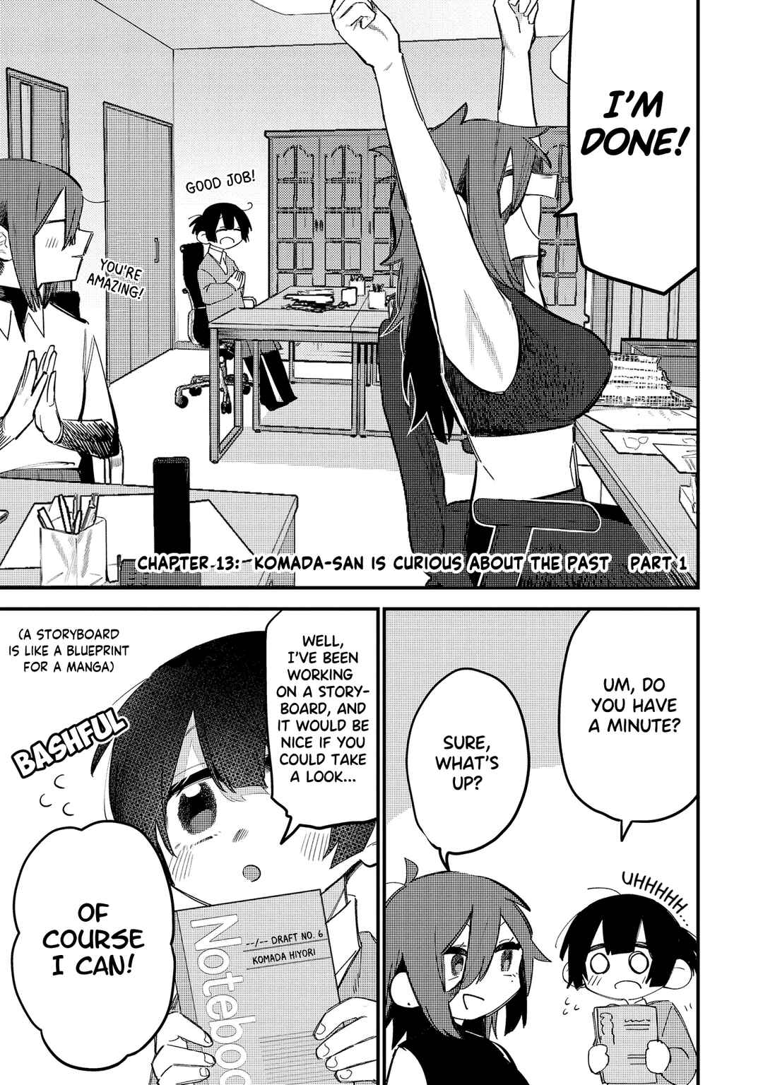 Page 1 Chapter 13 Komada-san wo Komarasetai