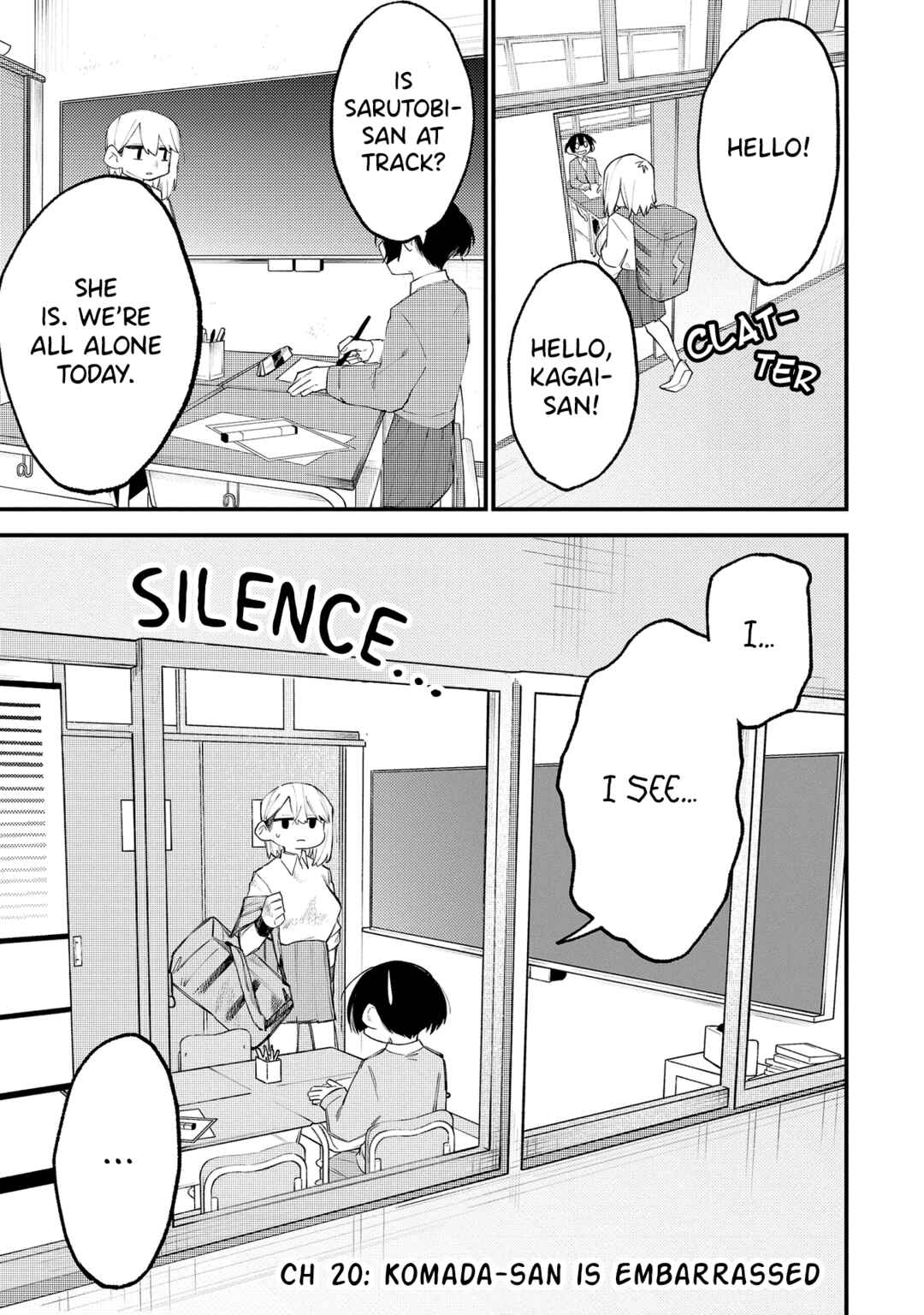 Page 1 Chapter 20 Komada-san wo Komarasetai