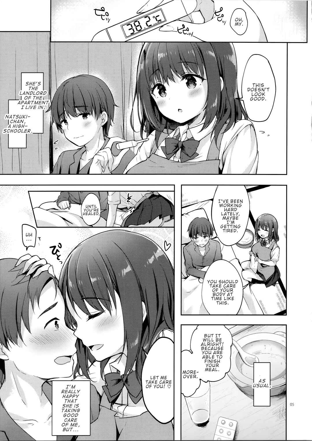 Page 5 Chapter 1.5 Sanshoku Babumi Tsuki Ooya-san (JK)