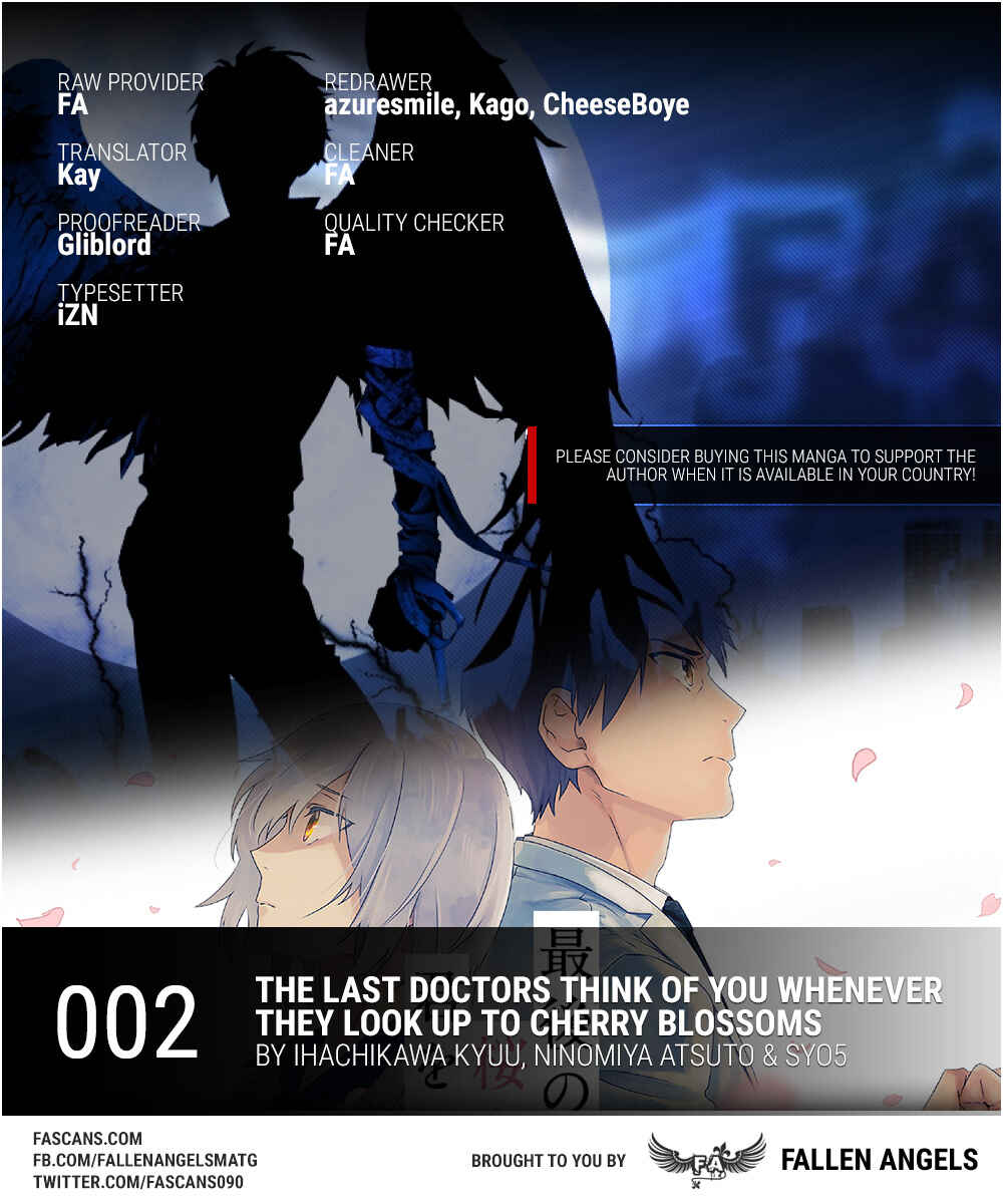 Page 1 Chapter 2 Saigo no Isha wa Sakura wo Miagete Kimi wo Omou