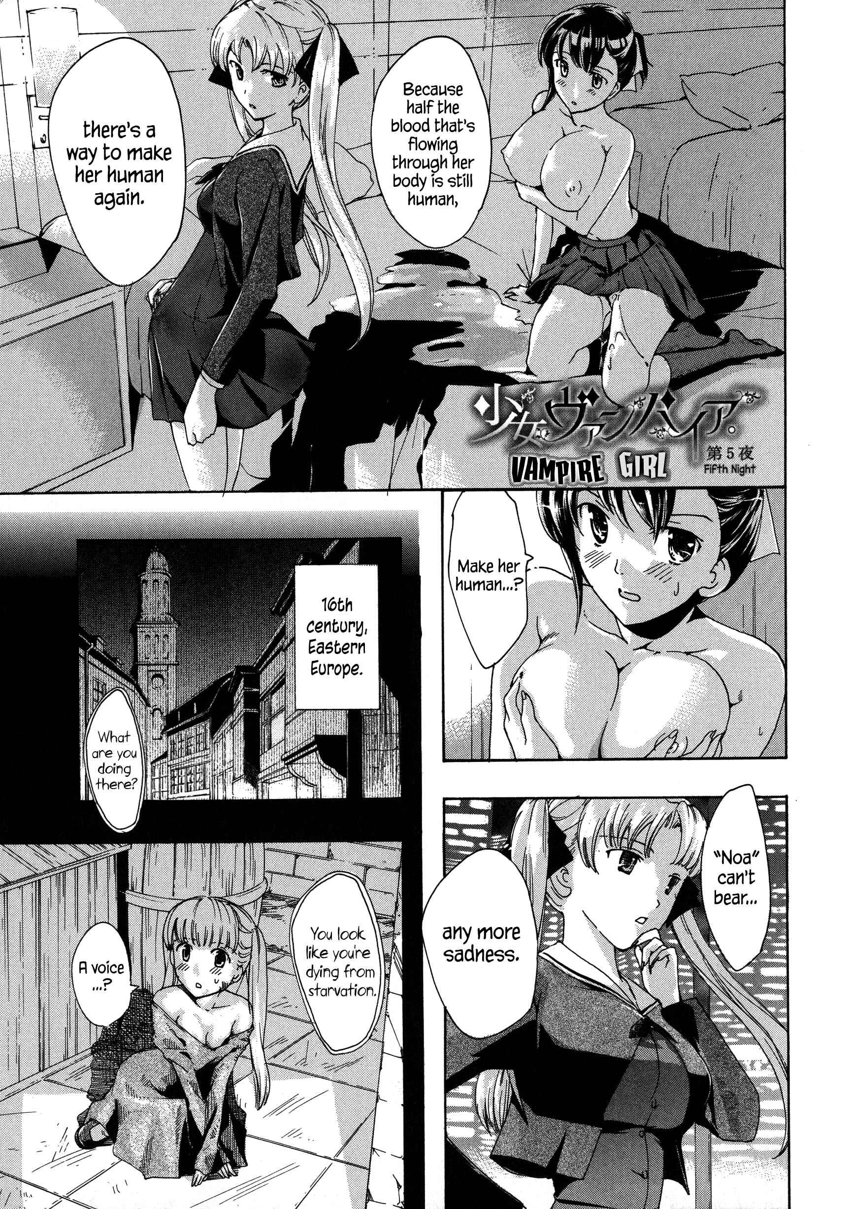 Page 1 Chapter 5 Vampire Girl Black Lily