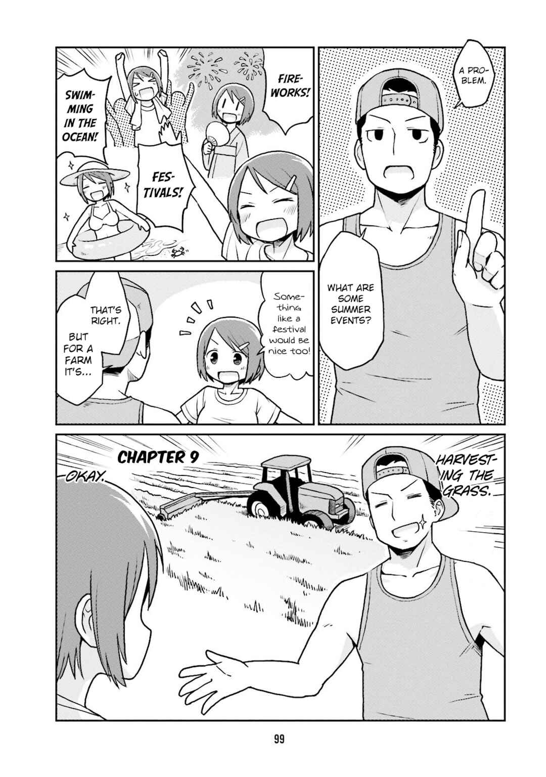 Page 1 Chapter 9 Bokujou OL