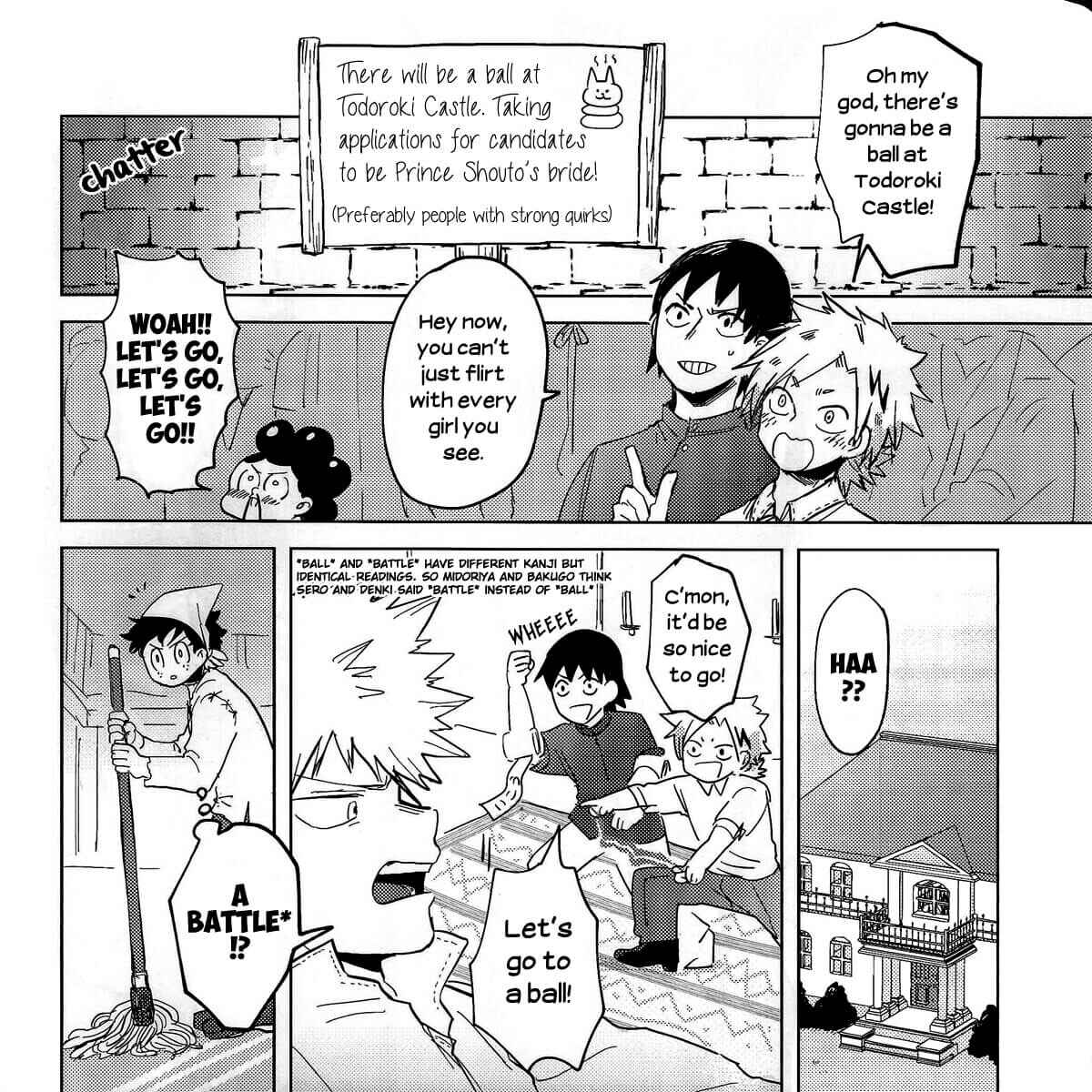 Page 14 Chapter Unknown_0333 Boku no Hero Academia - Otogi Magic Hour (Doujinshi)