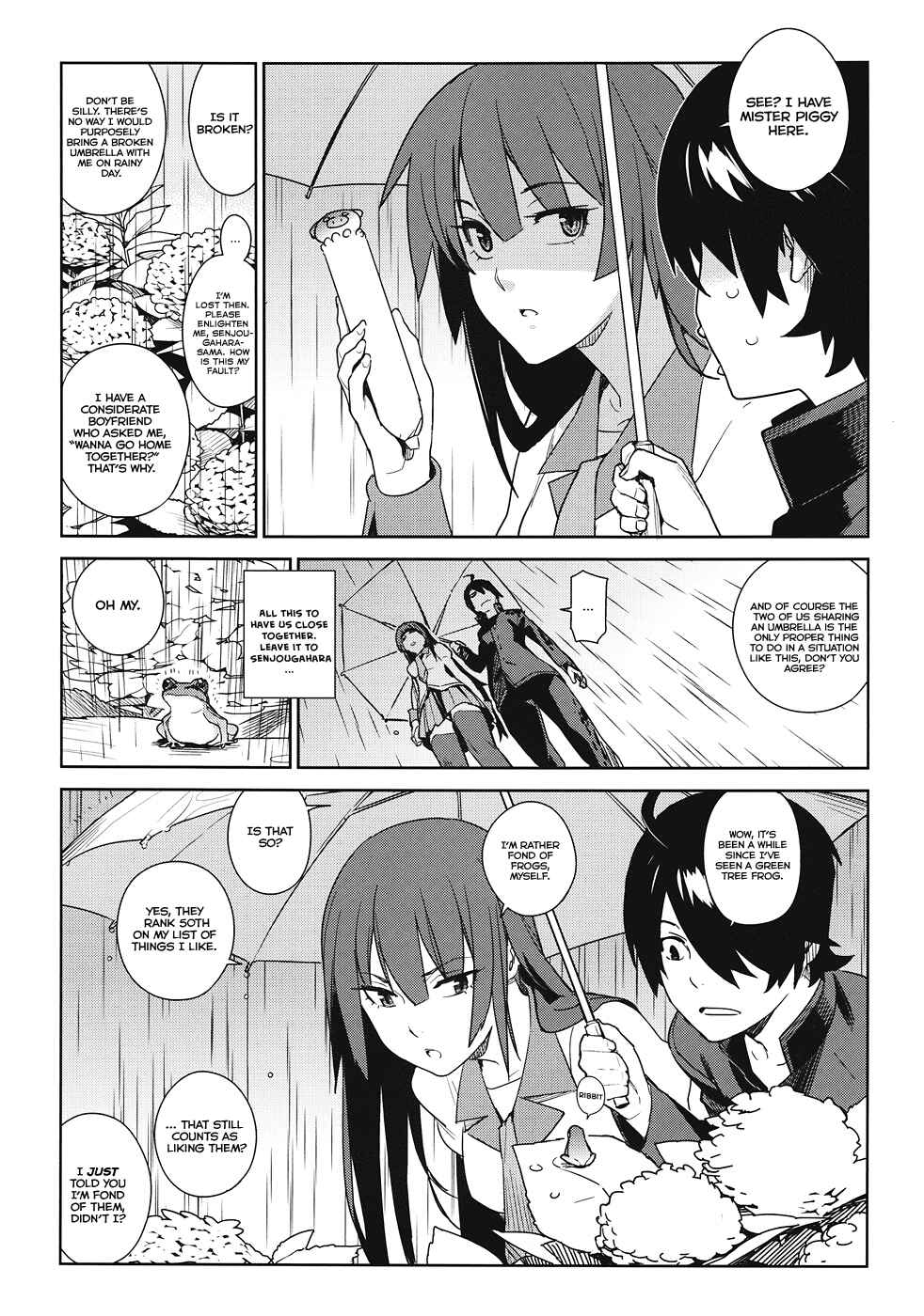 Page 5 Chapter Unknown_c6db Bakemonogatari - Hitagi Frog (Doujinshi)