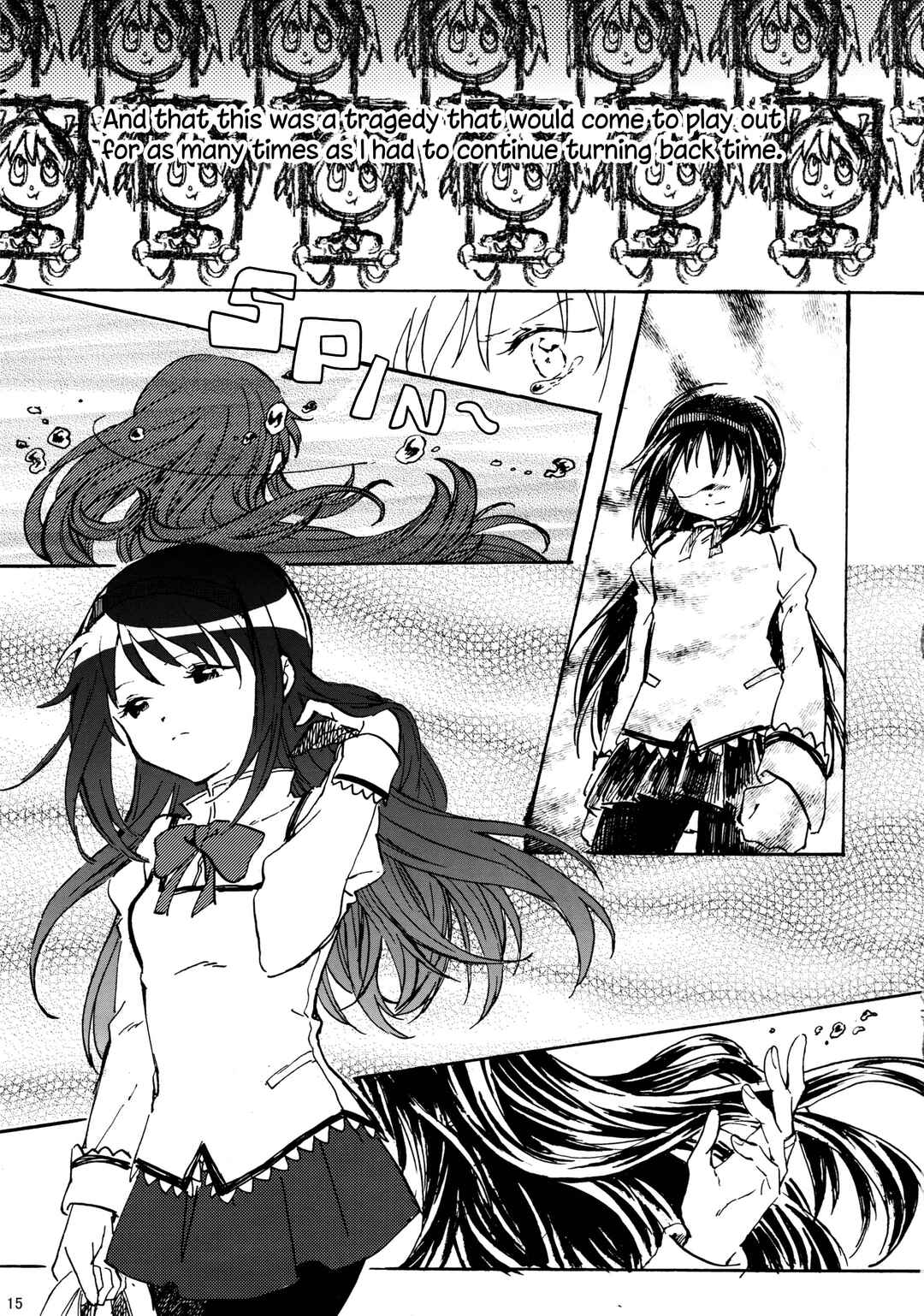 Page 15 Chapter Unknown_d383 Mahou Shoujo Madoka★Magica - Akemi Homura ga Tenkou Shitara Kaname Madoka ga Shindeita Hanashi (Doujinshi)