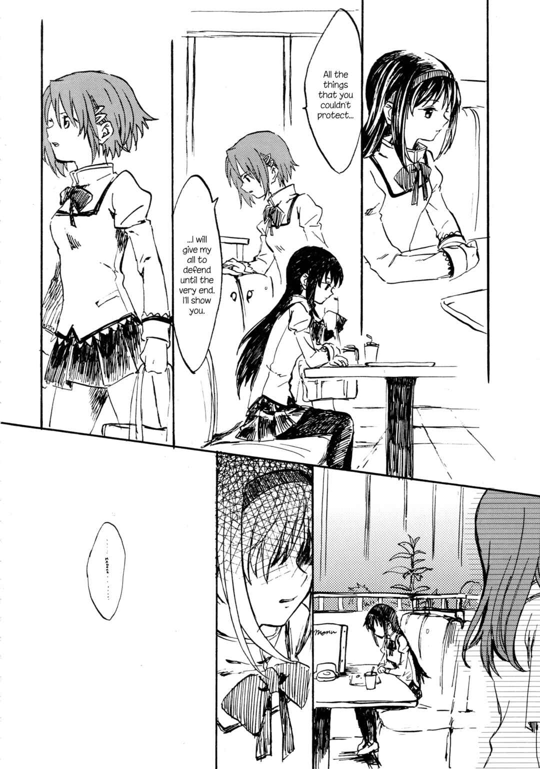 Page 28 Chapter Unknown_d383 Mahou Shoujo Madoka★Magica - Akemi Homura ga Tenkou Shitara Kaname Madoka ga Shindeita Hanashi (Doujinshi)
