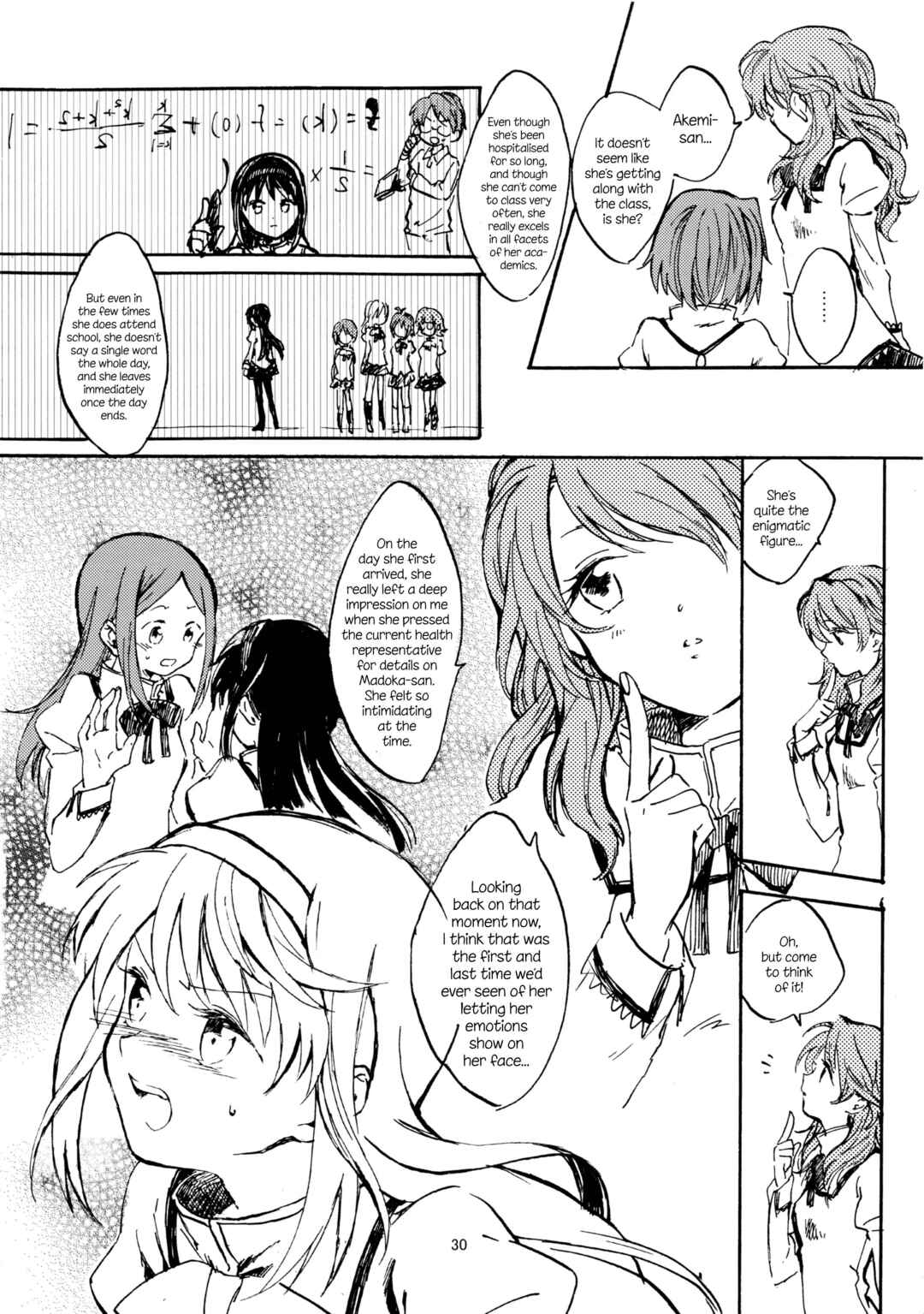 Page 30 Chapter Unknown_d383 Mahou Shoujo Madoka★Magica - Akemi Homura ga Tenkou Shitara Kaname Madoka ga Shindeita Hanashi (Doujinshi)