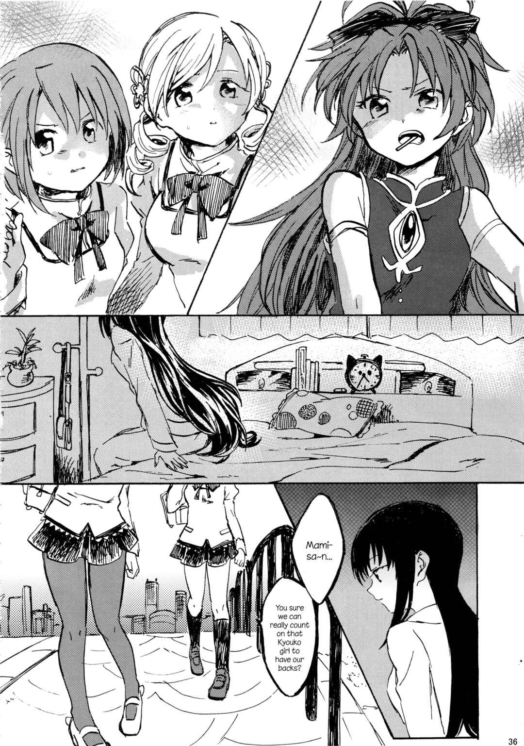 Page 36 Chapter Unknown_d383 Mahou Shoujo Madoka★Magica - Akemi Homura ga Tenkou Shitara Kaname Madoka ga Shindeita Hanashi (Doujinshi)
