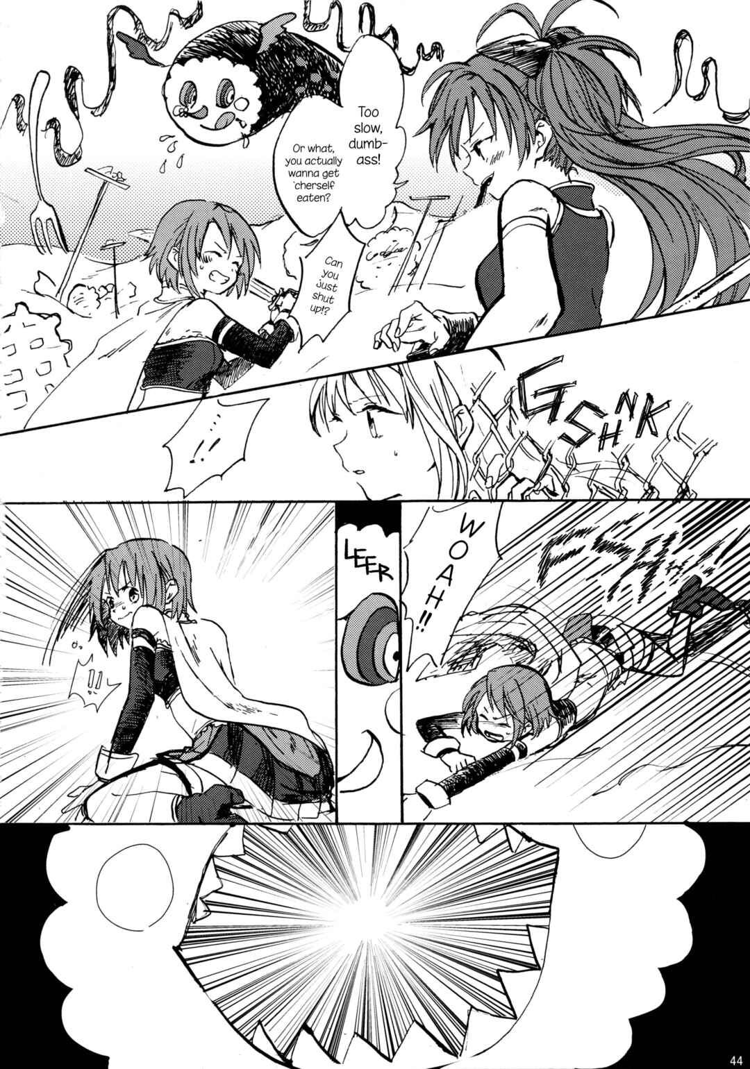 Page 44 Chapter Unknown_d383 Mahou Shoujo Madoka★Magica - Akemi Homura ga Tenkou Shitara Kaname Madoka ga Shindeita Hanashi (Doujinshi)