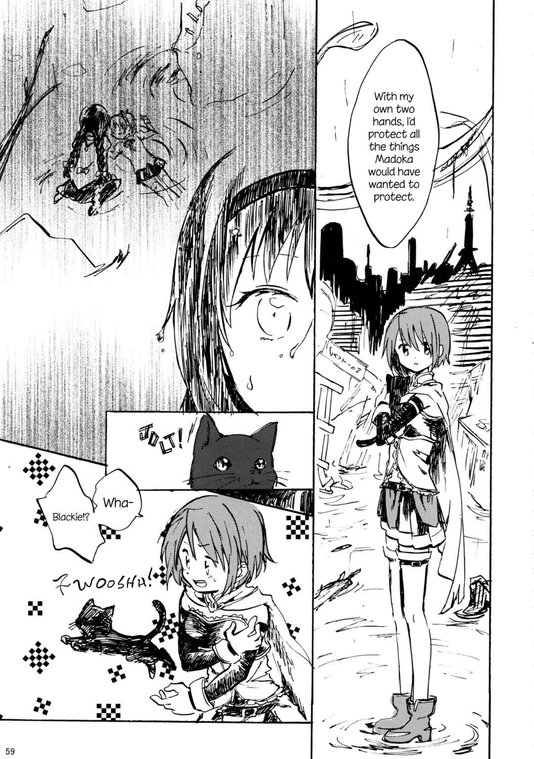 Page 59 Chapter Unknown_d383 Mahou Shoujo Madoka★Magica - Akemi Homura ga Tenkou Shitara Kaname Madoka ga Shindeita Hanashi (Doujinshi)