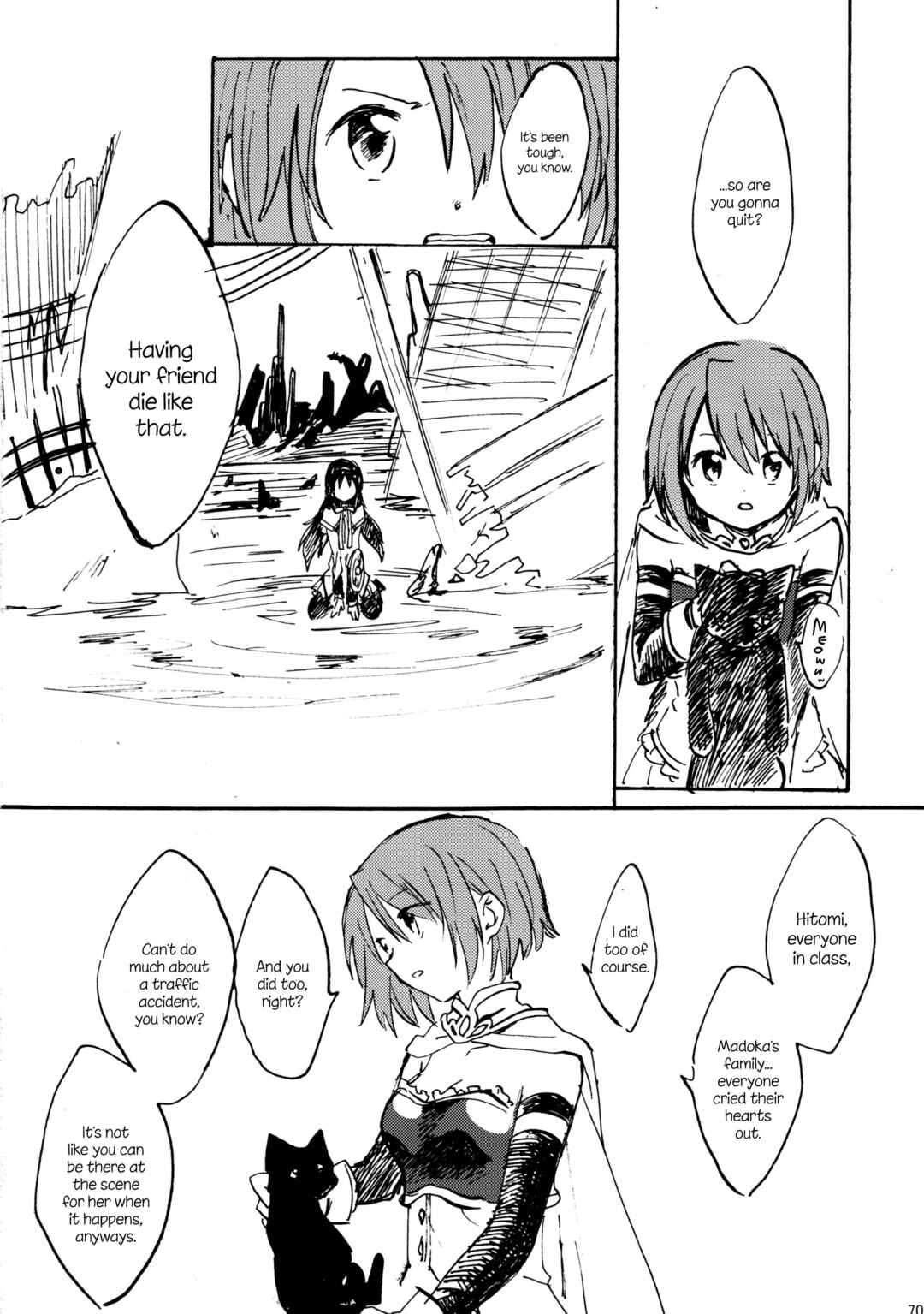 Page 69 Chapter Unknown_d383 Mahou Shoujo Madoka★Magica - Akemi Homura ga Tenkou Shitara Kaname Madoka ga Shindeita Hanashi (Doujinshi)