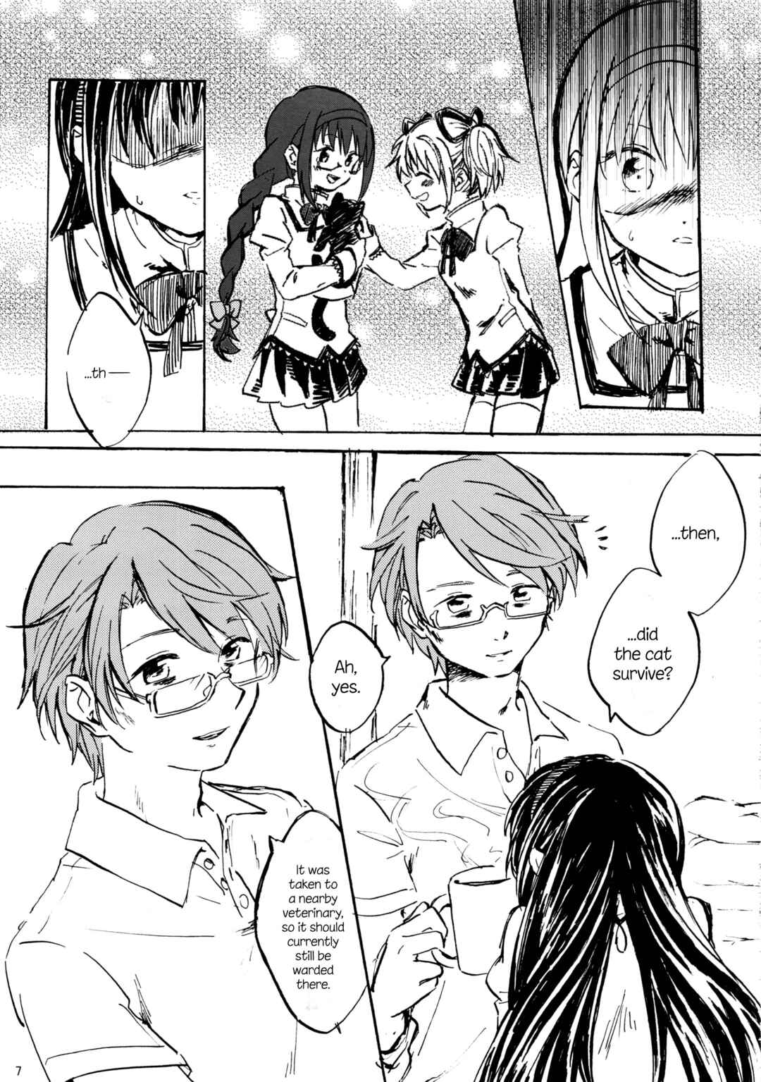 Page 7 Chapter Unknown_d383 Mahou Shoujo Madoka★Magica - Akemi Homura ga Tenkou Shitara Kaname Madoka ga Shindeita Hanashi (Doujinshi)